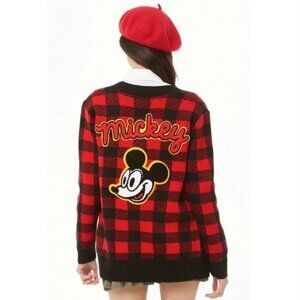 Disney Forever21 Mickey Mouse Cardigan S